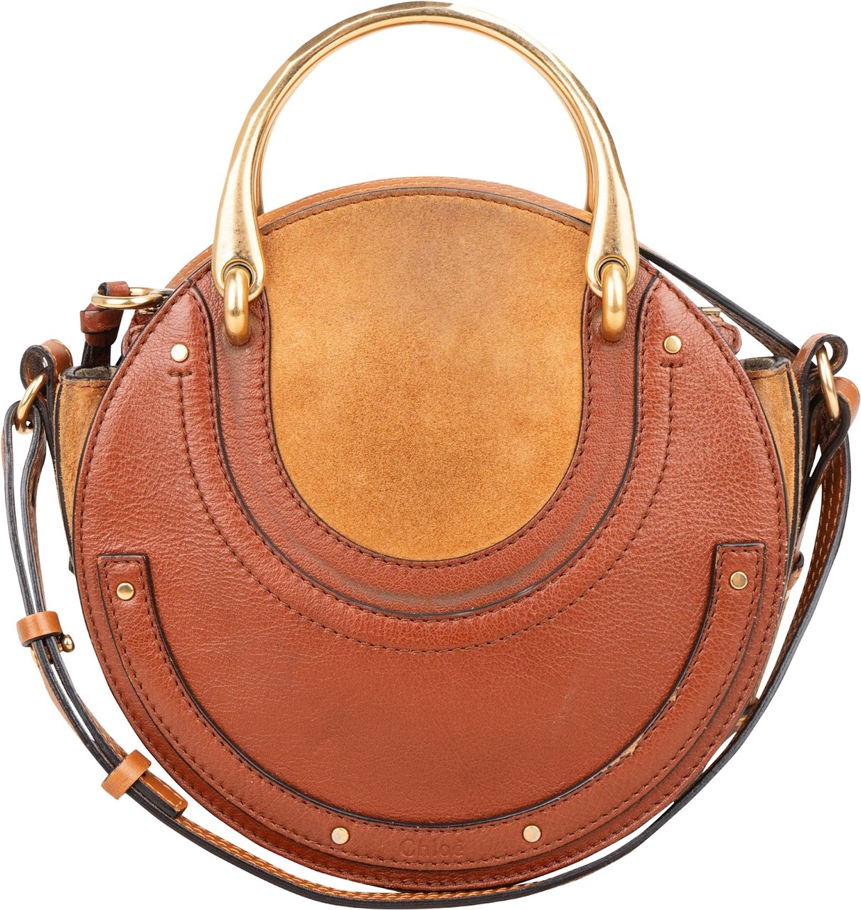 Chloé Chloé Suede Leather Pixie Crossbody Handbag Bruin