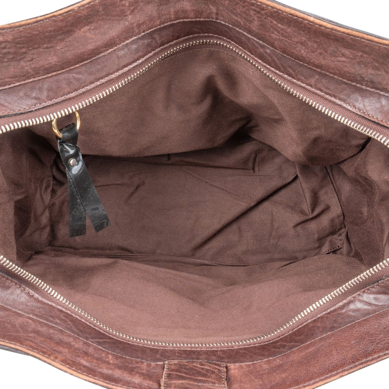 Chloé Grainded Leather Elvire Handbag Bruin