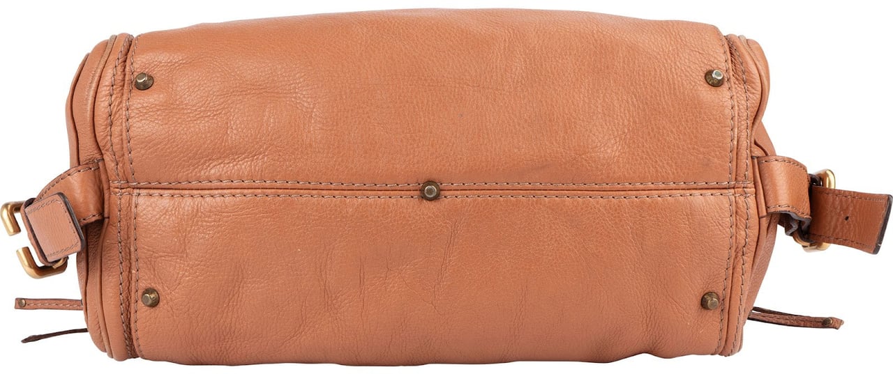 Chloé Chloé Brown Leather Paddington Satchel Handbag Bruin