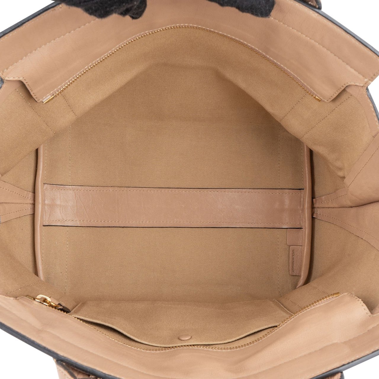 Chloé Chloé Leather Alison Handbag Beige