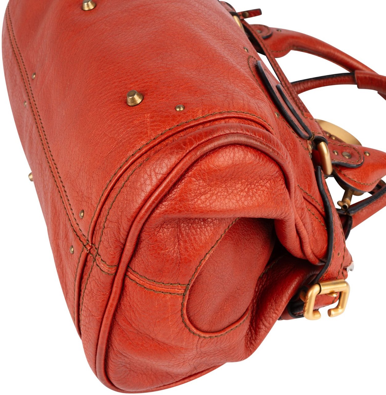 Chloé Leather Paddington Satchel Handbag Divers