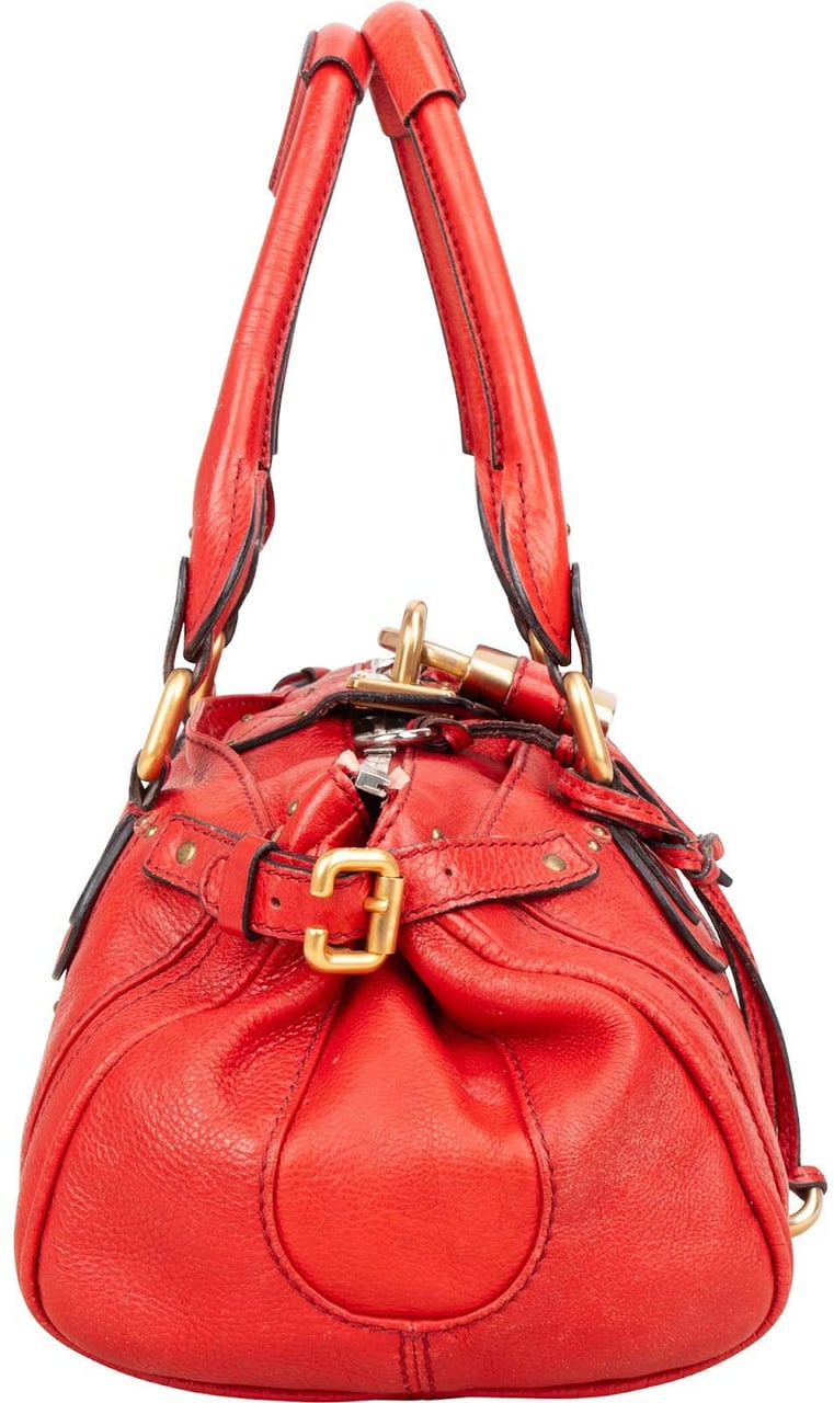 Chloé Leather Paddington Satchel Handbag Divers