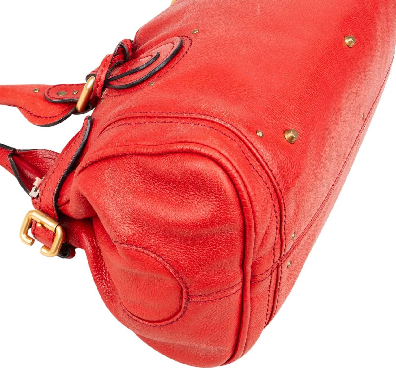Chloé Leather Paddington Satchel Handbag Divers
