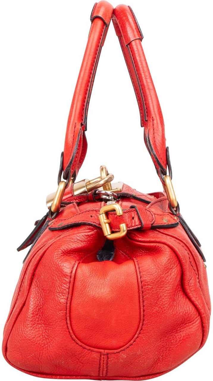 Chloé Leather Paddington Satchel Handbag Divers