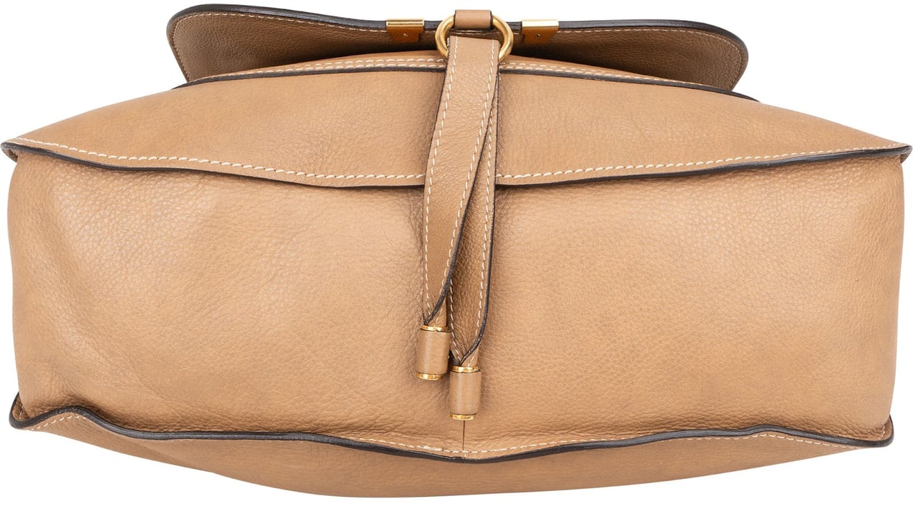 Chloé Chloé Brown Leather Marcie Handbag Bruin