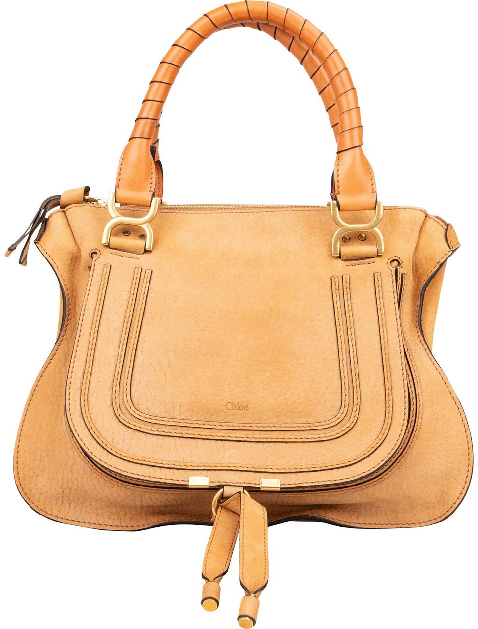 Chloé Chloé Brown Suede Marcie Handbag Bruin