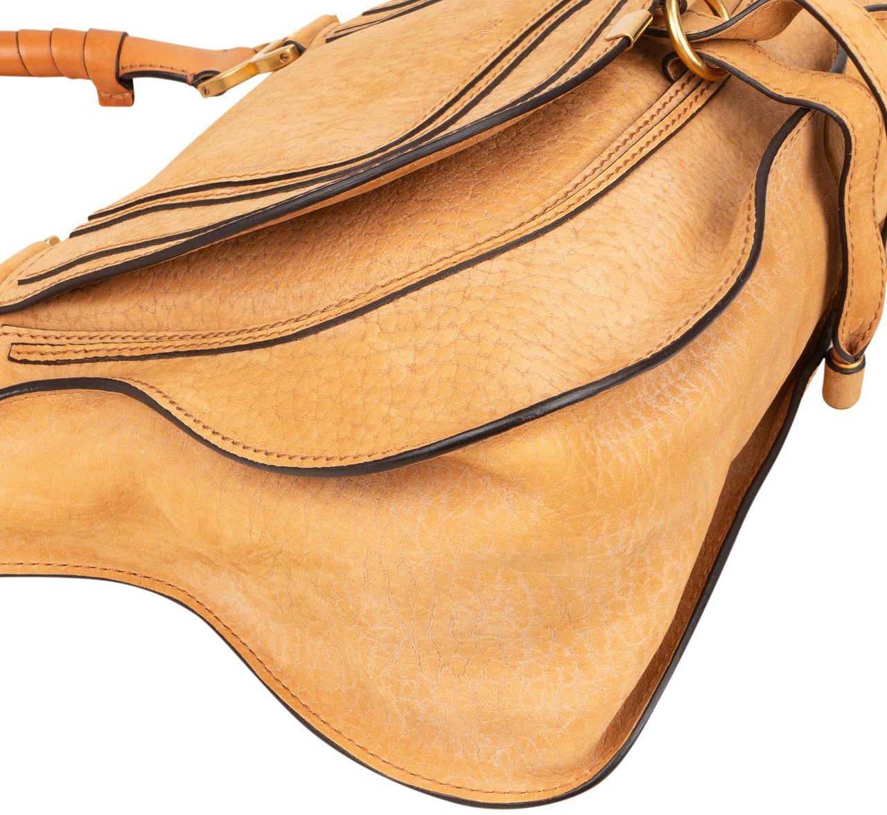 Chloé Chloé Brown Suede Marcie Handbag Bruin