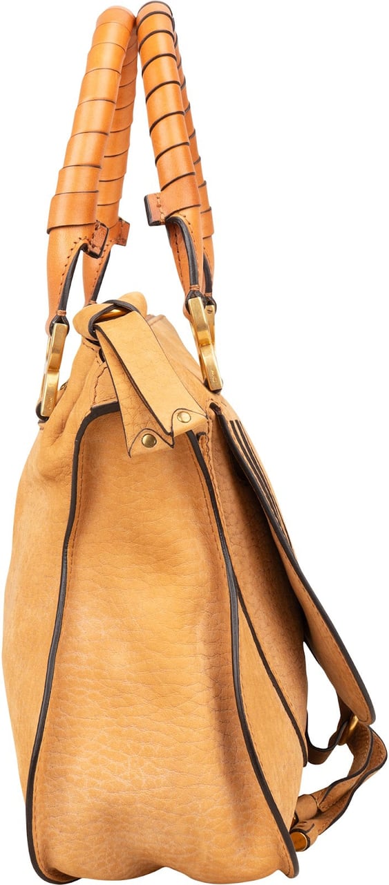 Chloé Chloé Brown Suede Marcie Handbag Bruin