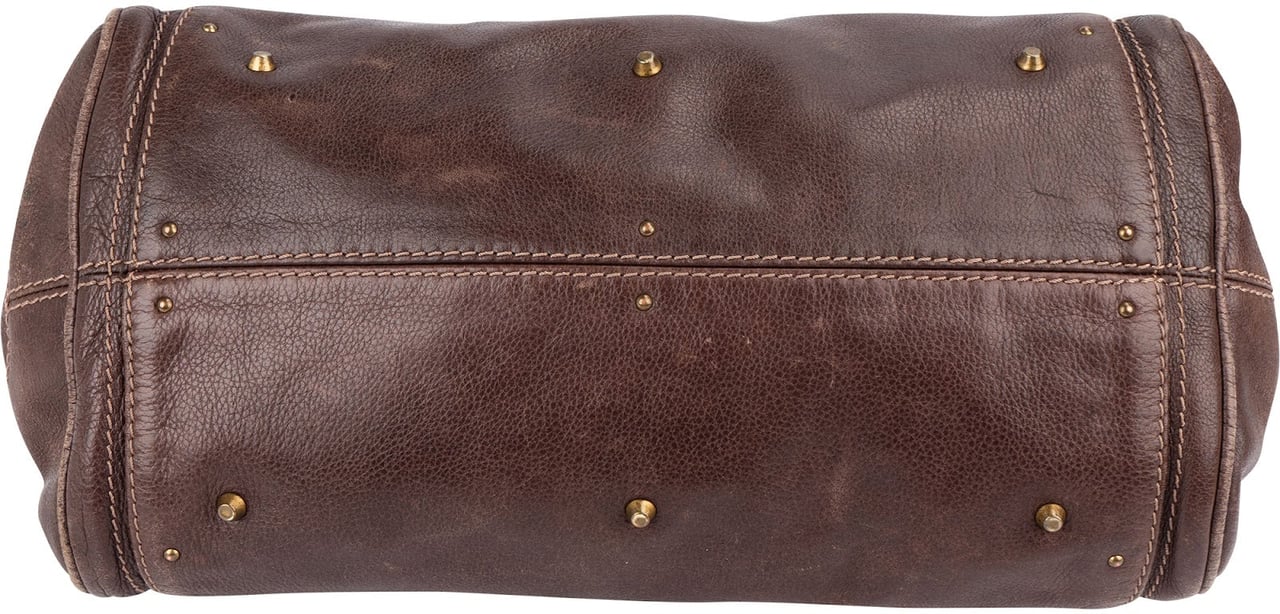 Chloé Chloé Brown Leather Paddington Handbag Bruin