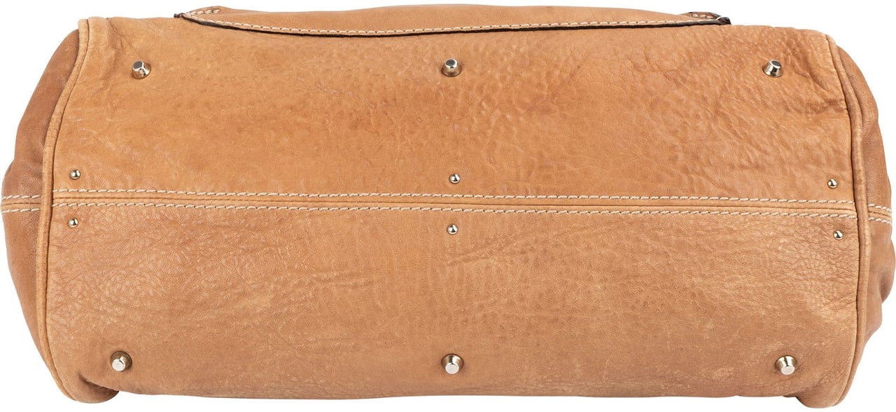 Chloé Leather Paddington Handbag Bruin