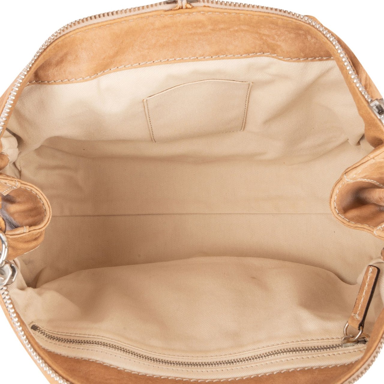 Chloé Leather Paddington Handbag Bruin