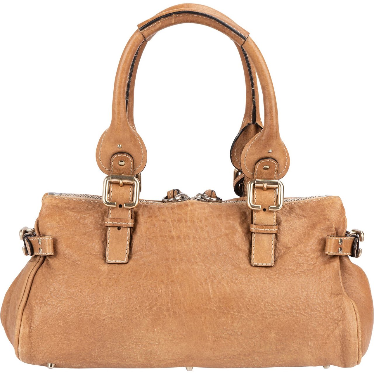 Chloé Leather Paddington Handbag Bruin