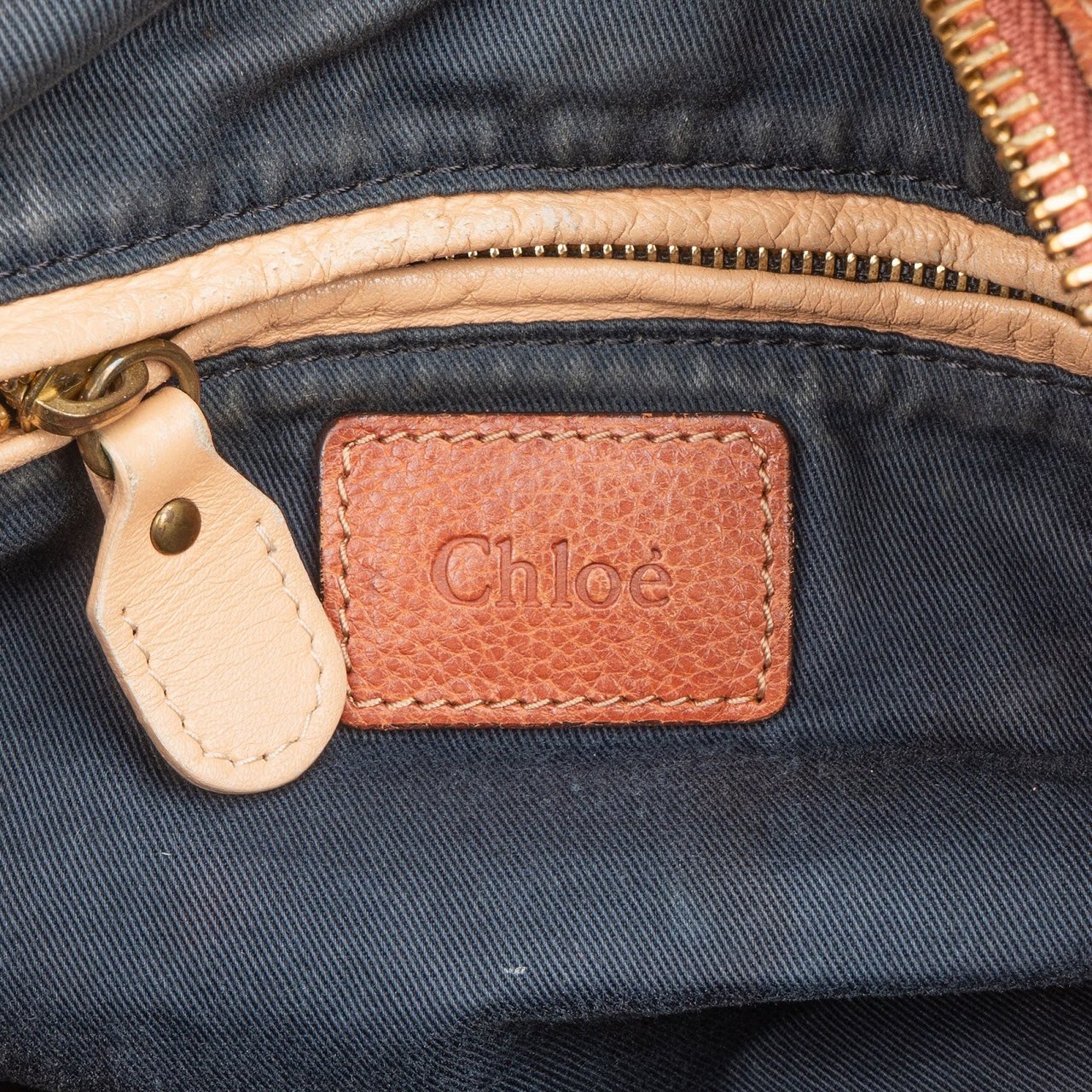 Chloé Chloé Brown Leather Paraty Handbag Bruin