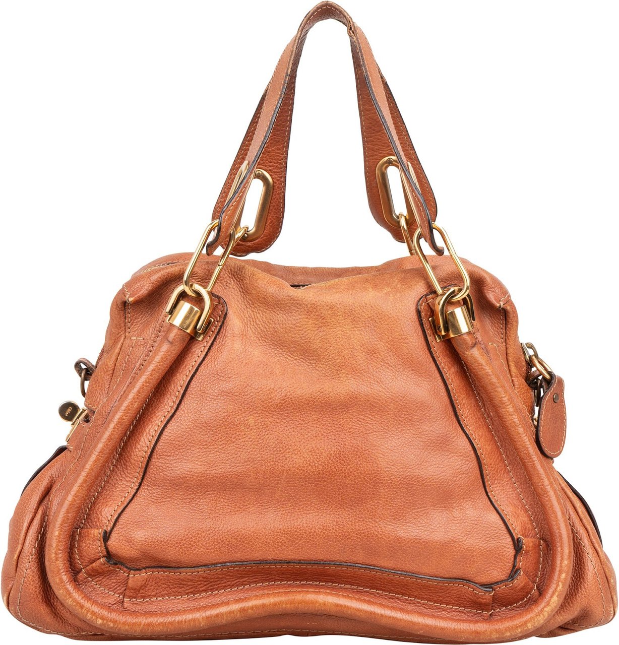 Chloé Chloé Brown Leather Paraty Handbag Bruin