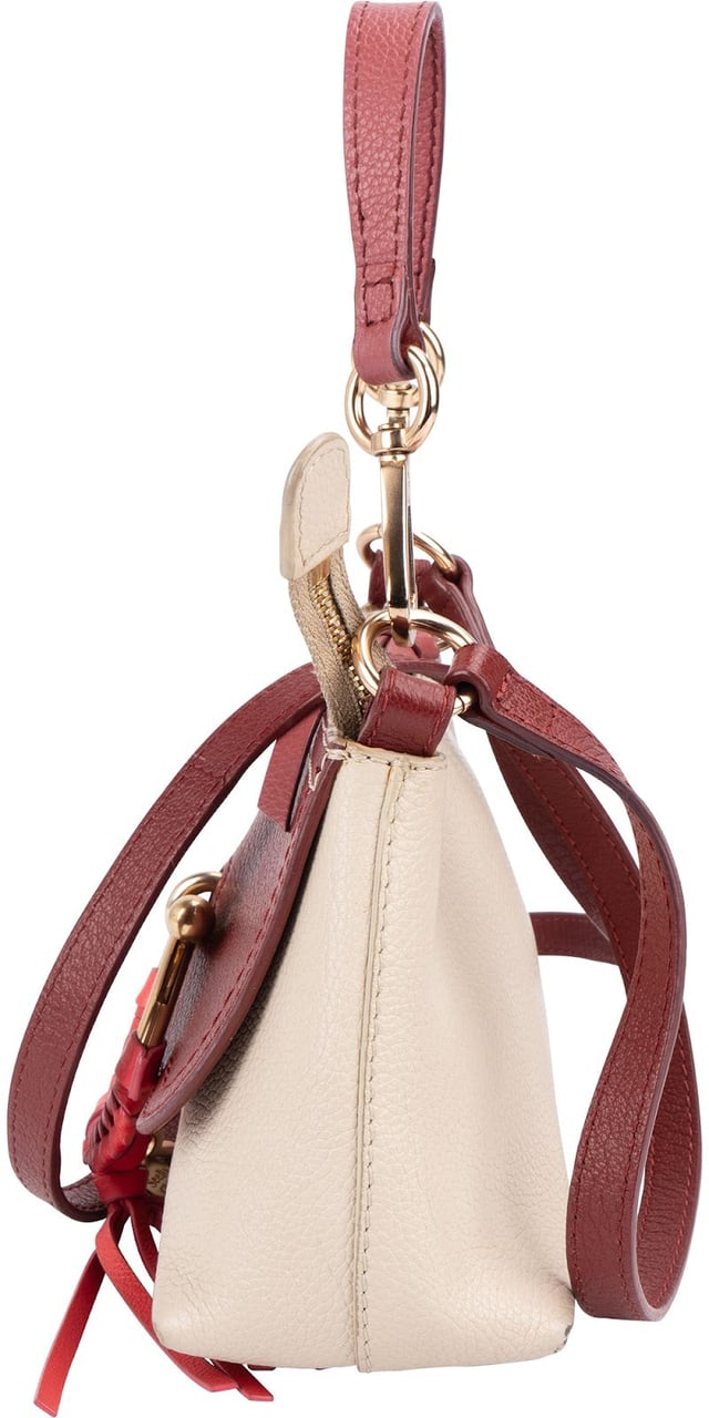 Chloé See by Chloé Tricolor Leather Joan Mini Crossbody Bag Divers