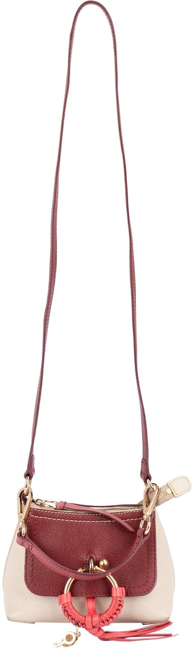 Chloé See by Chloé Tricolor Leather Joan Mini Crossbody Bag Divers