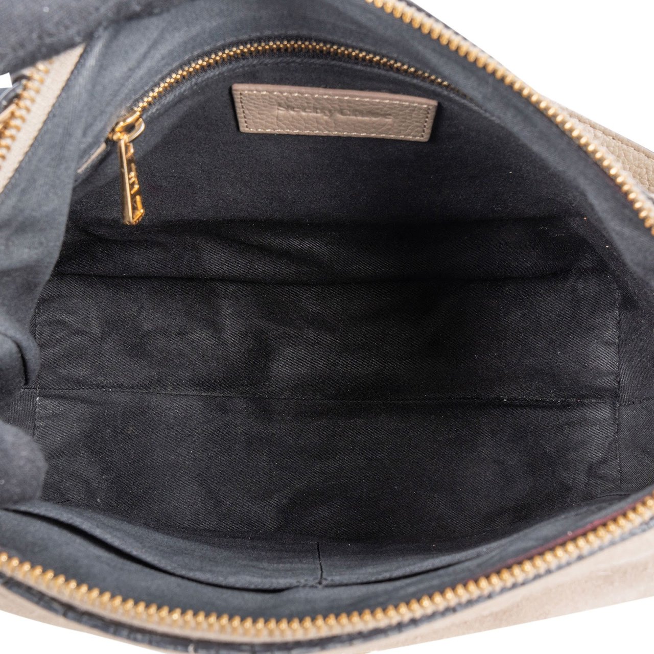 Chloé See By Chloé Leather and Suede Joan Crossbody Bag Taupe