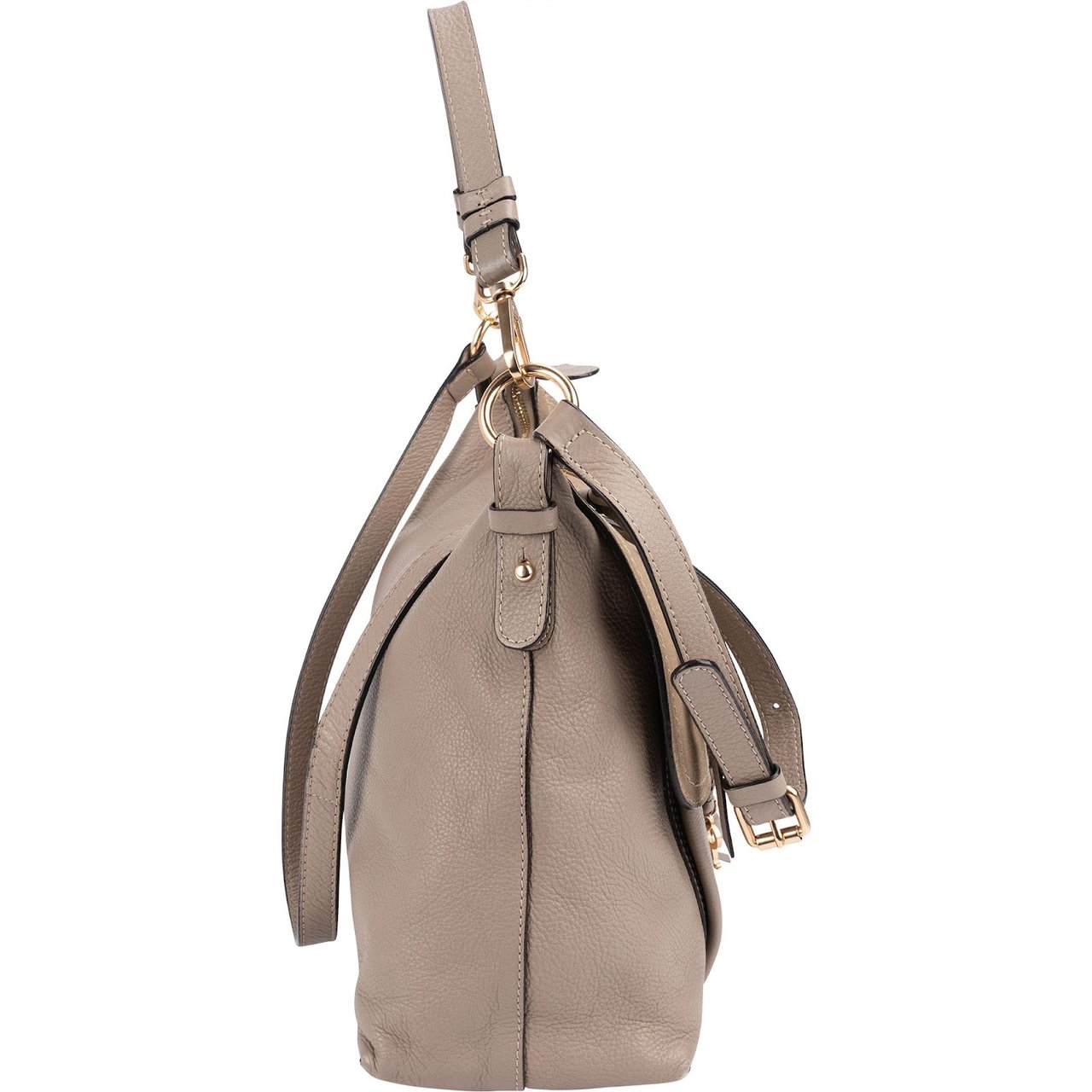 Chloé See By Chloé Leather and Suede Joan Crossbody Bag Beige