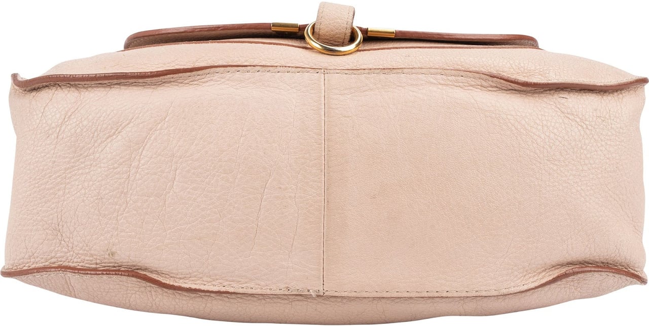 Chloé Chloé Grained Calfskin Marcie Satchel Handbag Rood
