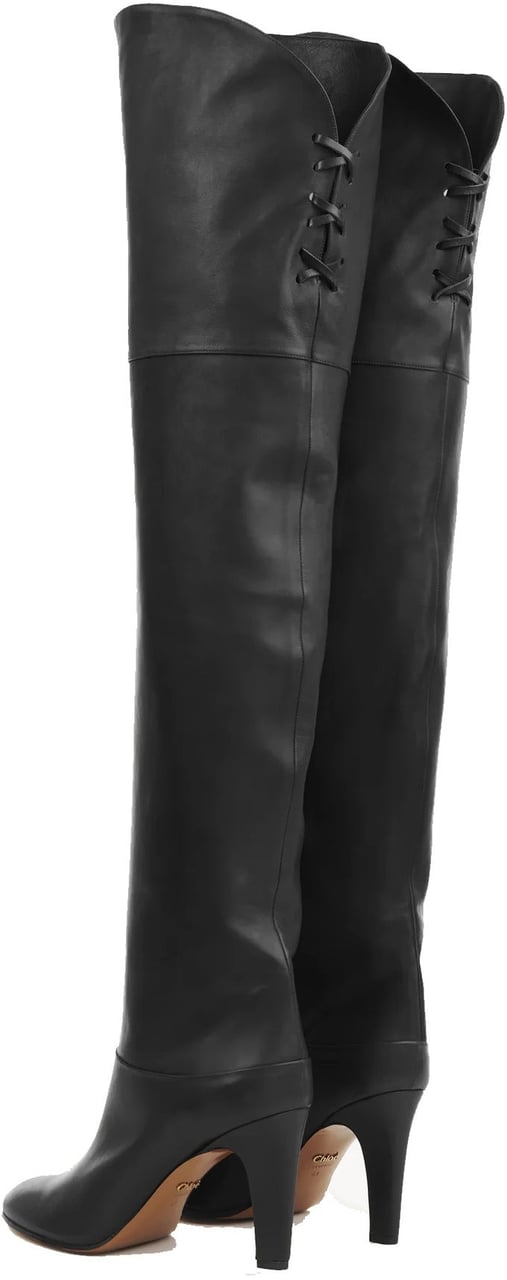Chloé Chloé Eve Over-The-Knee Boots Zwart