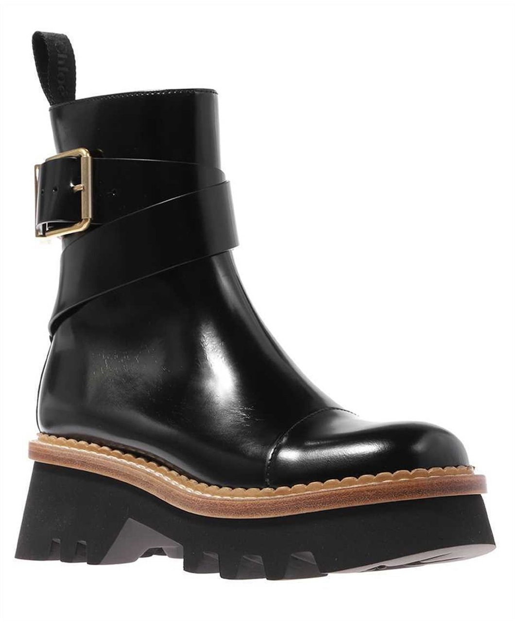Chloé Chloé Owena Leather Boots Zwart