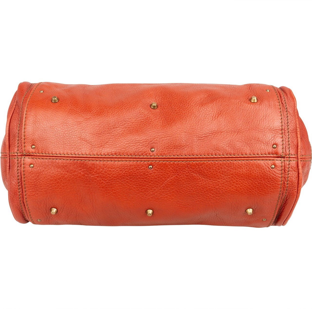 Chloé Chloé Grained Leather Paddington Handbag Oranje