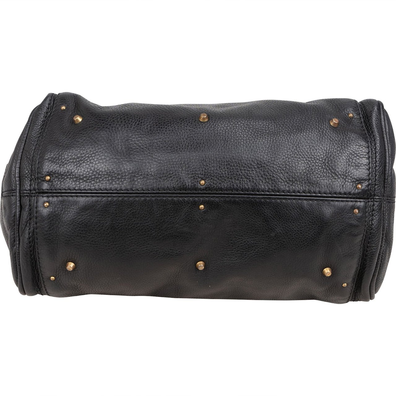 Chloé Chloé Grained Leather Paddington Handbag Zwart