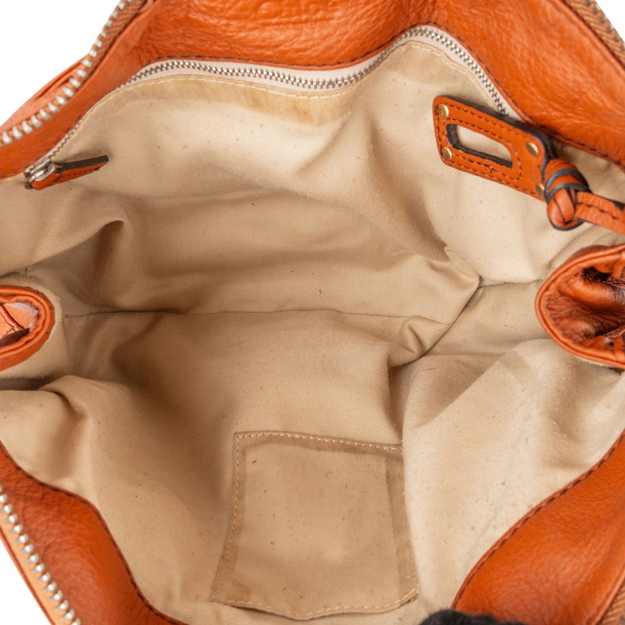 Chloé Chloé Grained Leather Paddington Satchel Handbag Bruin