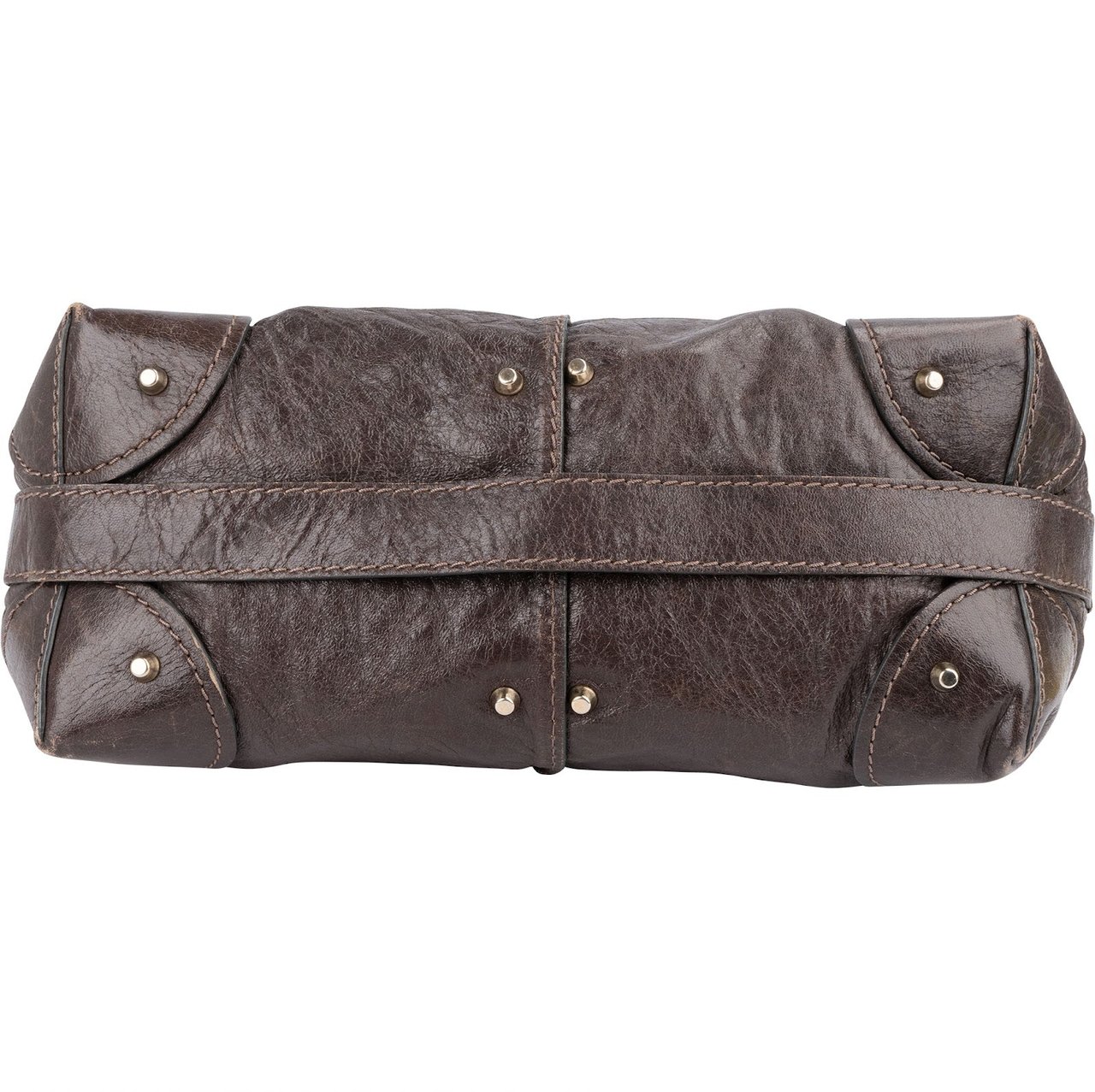 Chloé Leather Small Paddington Crossbody Bag Bruin