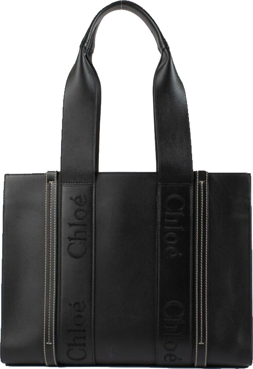 Chloé Chloe Woody Medium Leather Tote Bag Divers