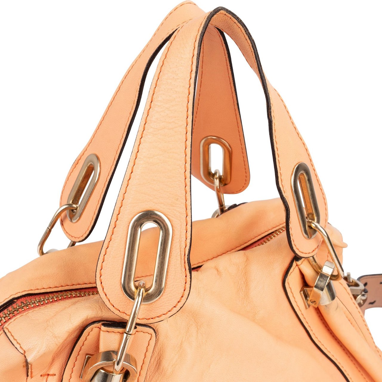 Chloé Chloé Leather Paraty Handbag Divers