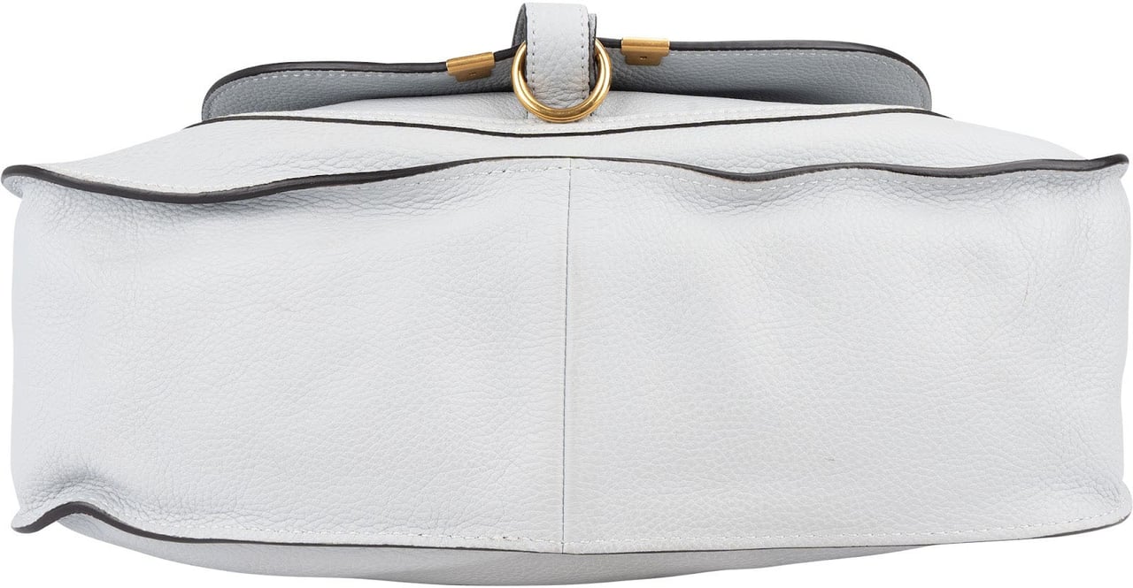 Chloé Chloé Grained Calfskin Marcie Handbag Blauw