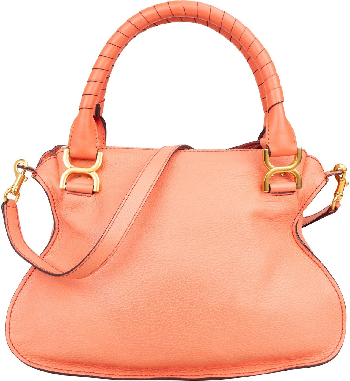 Chloé Grained Calfskin Marcie Shoulder Bag Divers