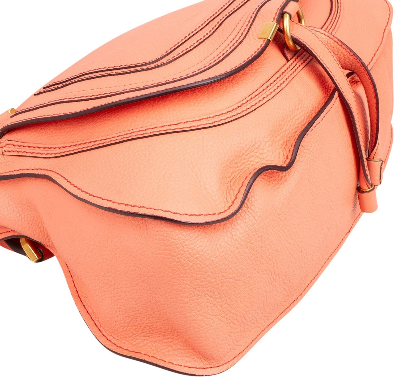 Chloé Grained Calfskin Marcie Shoulder Bag Divers