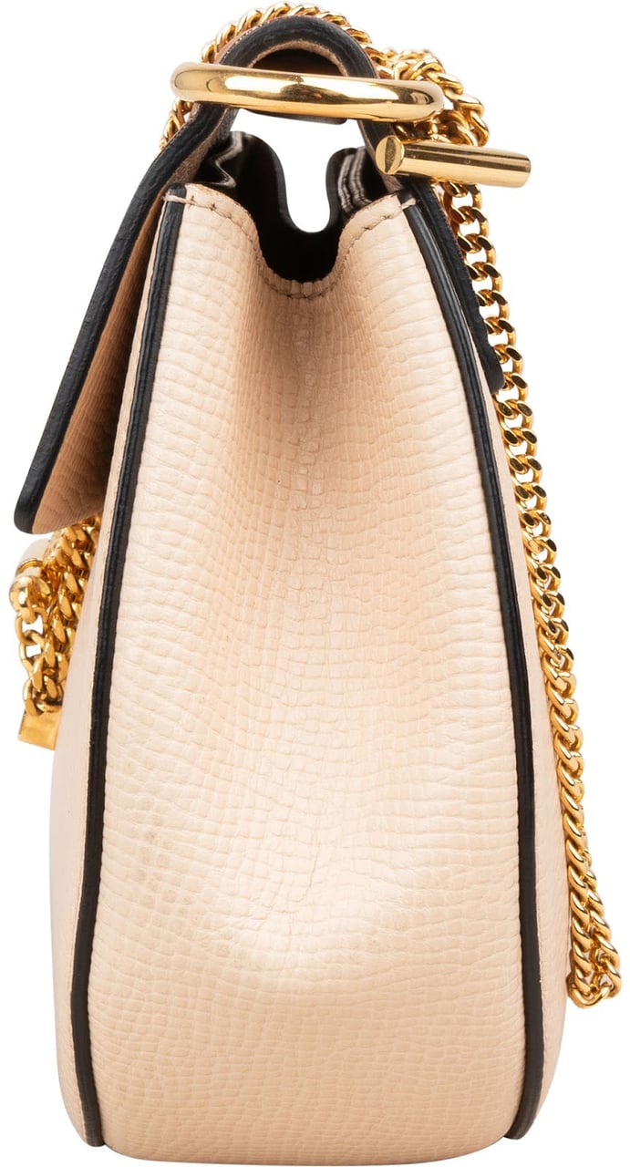Chloé Chloé Bicolor Leather Drew Crossbody Bag Bruin