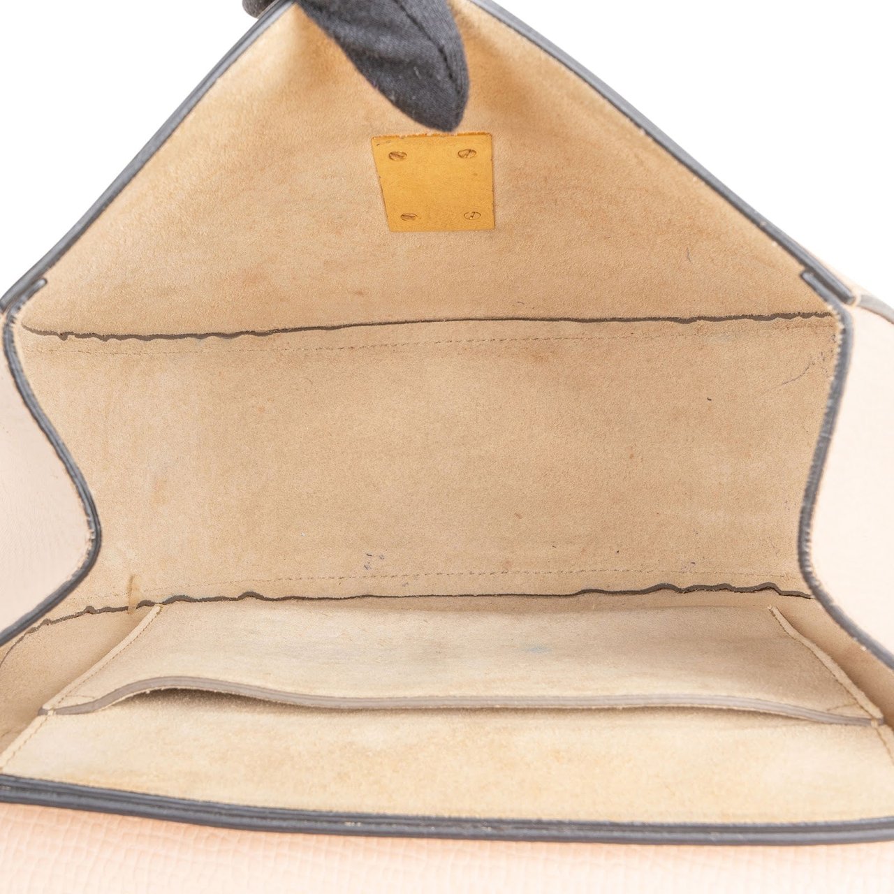 Chloé Chloé Bicolor Leather Drew Crossbody Bag Bruin