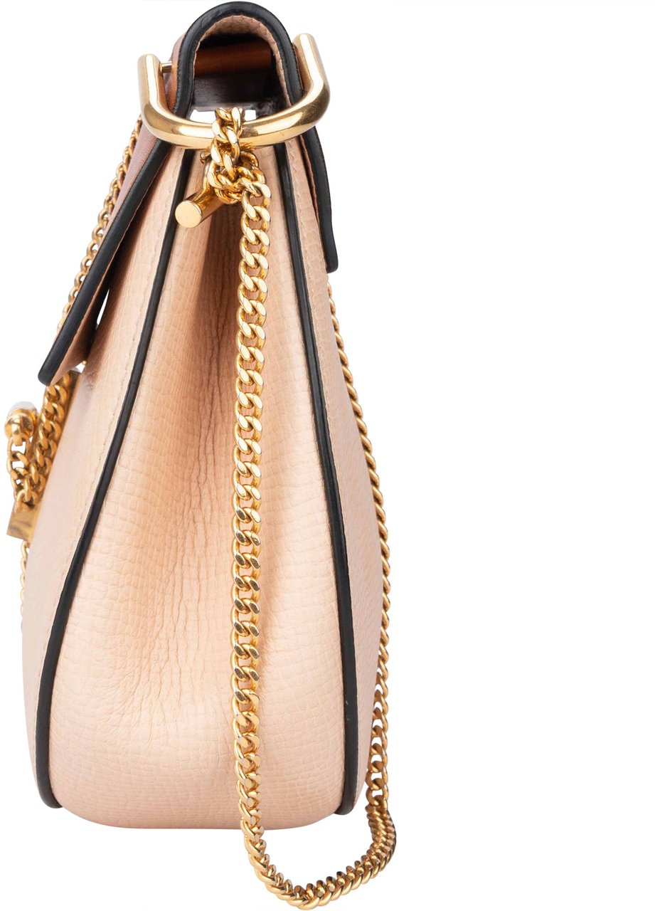 Chloé Chloé Bicolor Leather Drew Crossbody Bag Divers