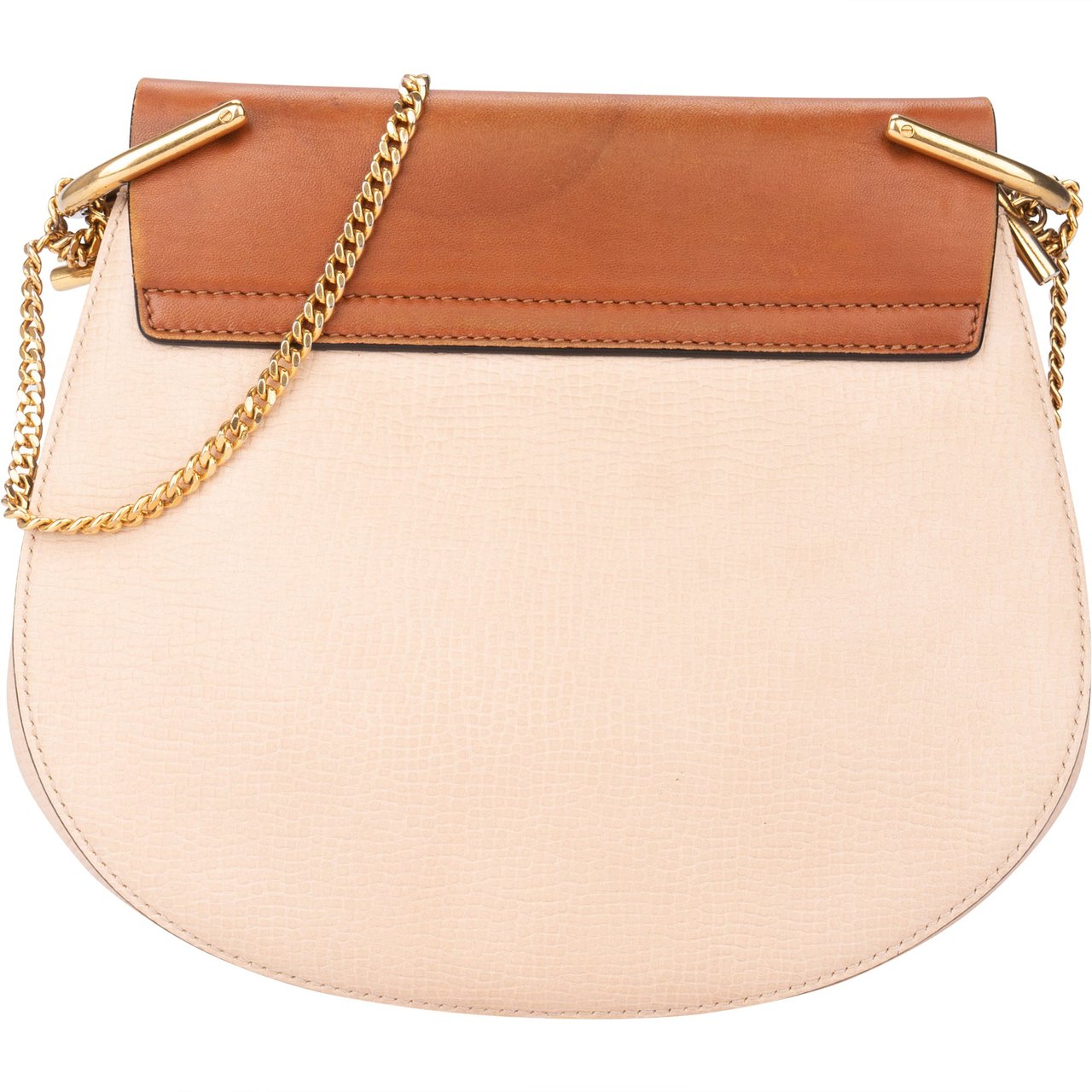 Chloé Chloé Bicolor Leather Drew Crossbody Bag Divers