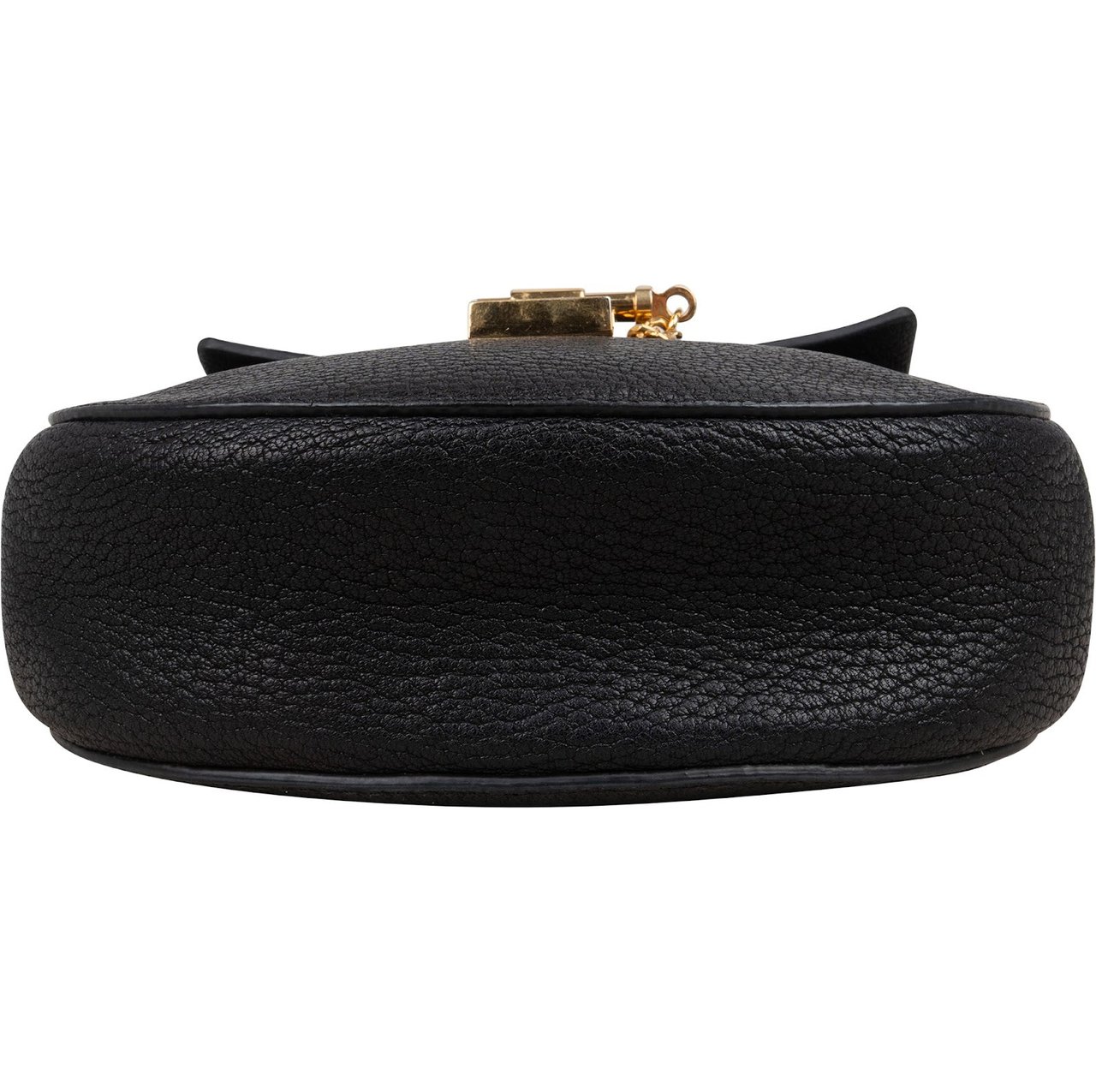 Chloé Grained Leather Small Drew Crossbody Bag Zwart