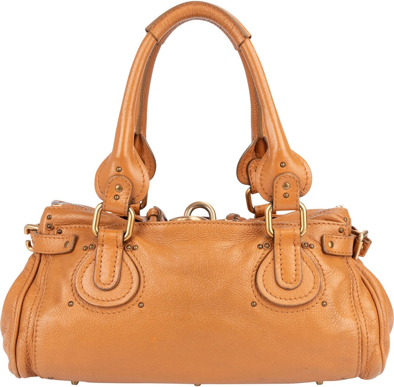 Chloé Brown Leather Paddington Handbag Bruin