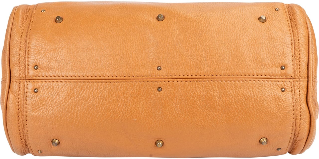 Chloé Brown Leather Paddington Handbag Bruin