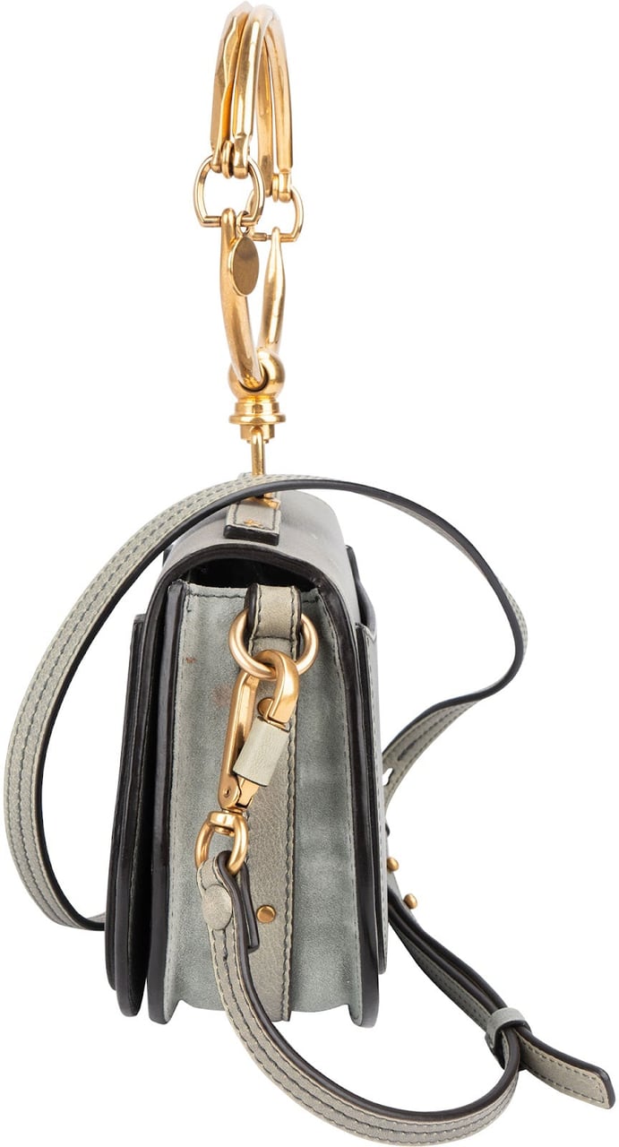 Chloé Chloé Leather Nile Bracelet Handbag Blauw