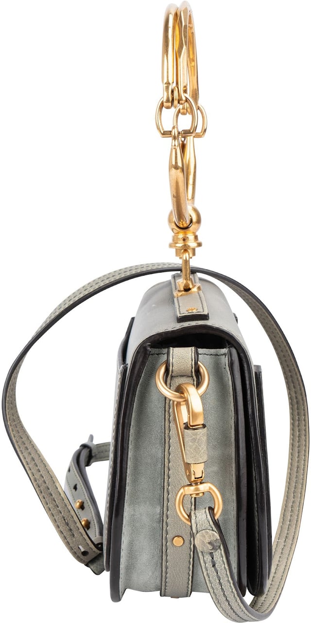 Chloé Chloé Leather Nile Bracelet Handbag Blauw