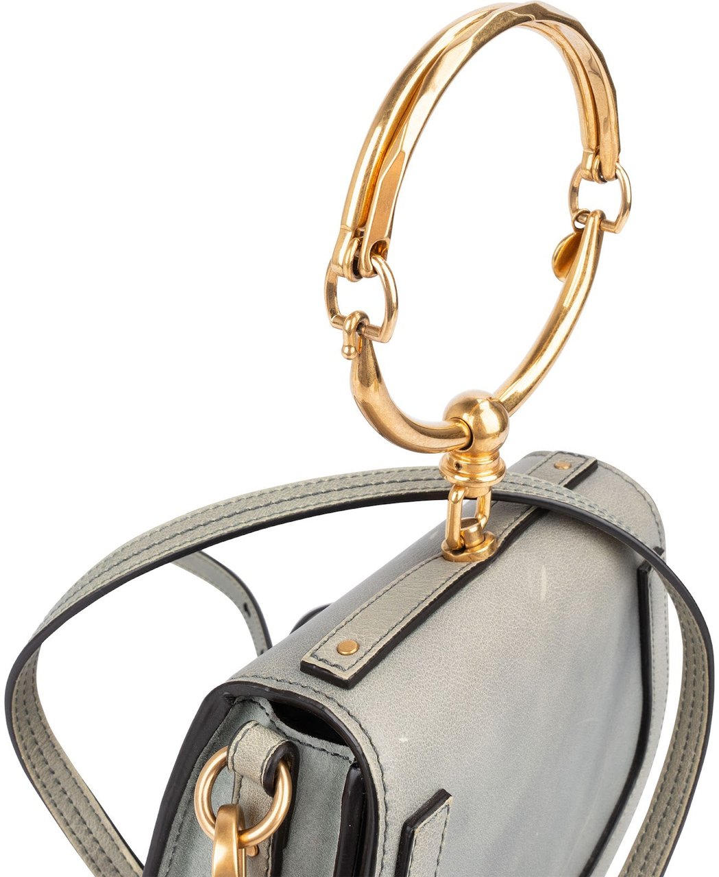 Chloé Chloé Leather Nile Bracelet Handbag Blauw