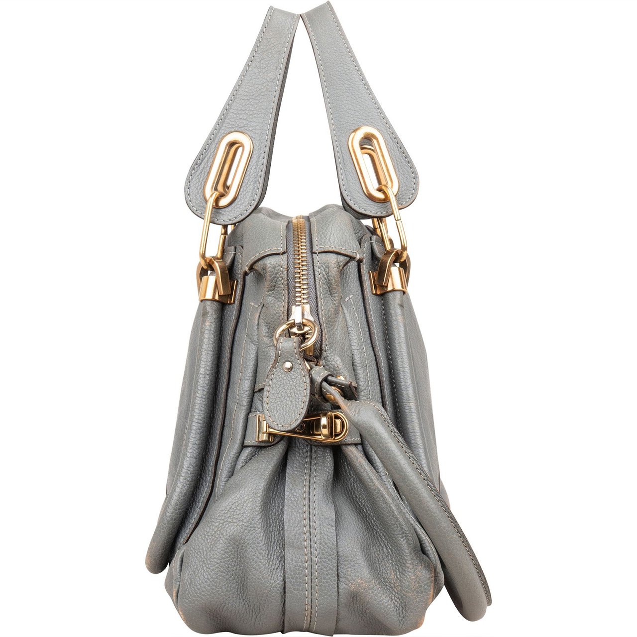 Chloé Chloé Leather Paraty Shoulder Handbag Divers