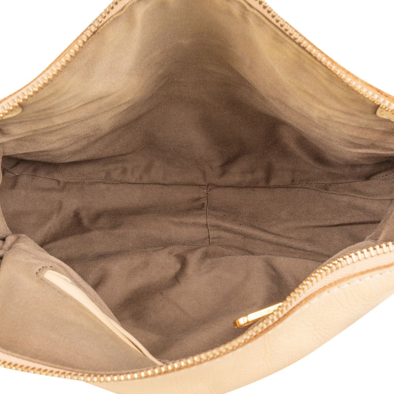 Chloé Grained Leather Marcie Handbag Beige