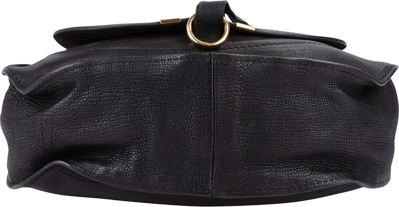 Chloé Leather Marcie Hobo Shoulder Bag Zwart