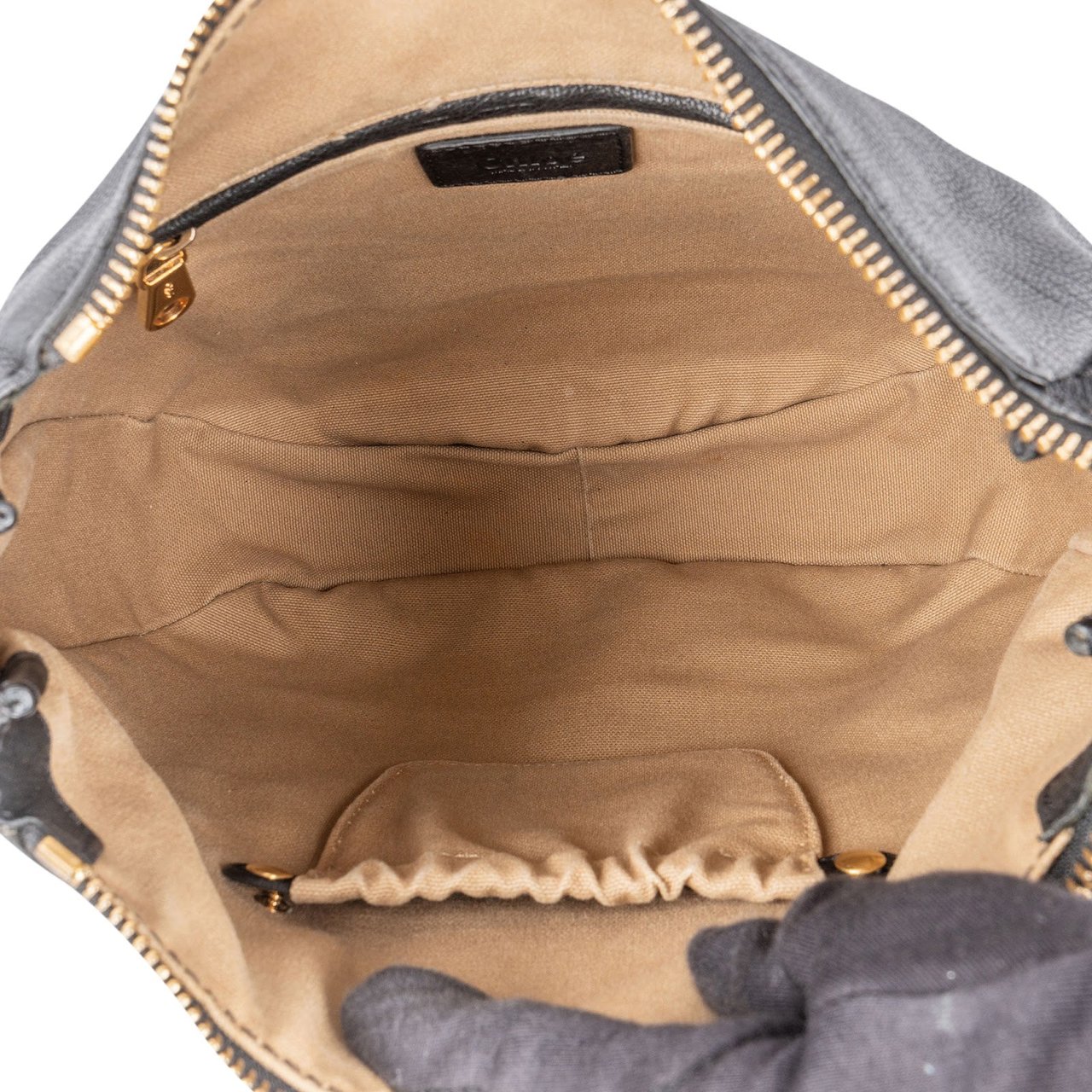 Chloé Leather Marcie Hobo Shoulder Bag Zwart