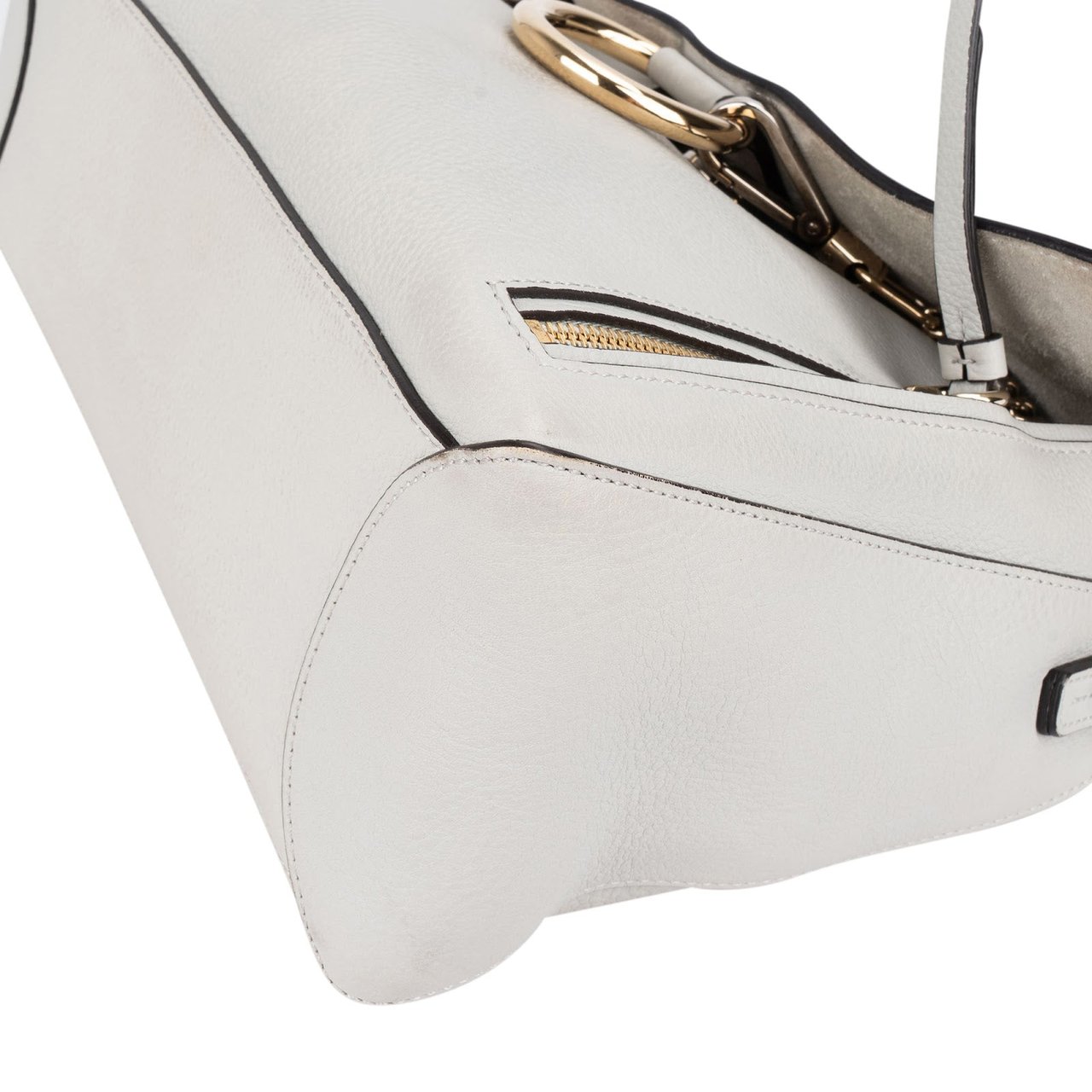 Chloé Leather Faye Medium Shoulder Bag Blauw