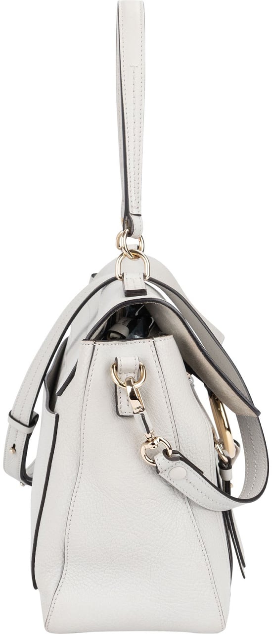 Chloé Leather Faye Medium Shoulder Bag Blauw
